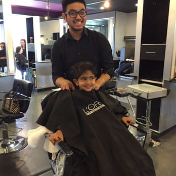 MSL Salon - My little man isn't too small for this awesome salon! Here he is with AJ, his go-to stylist! Thanks, AJ, you're the best! - Hair Salons Near Me - Campbell, California MSL Salon - My little man isn't too small for this awesome salon! Here he is with AJ, his go-to stylist! Thanks, AJ, you're the best! - Hair Salons Near Me - Campbell, California