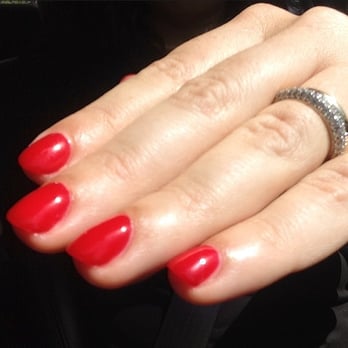 Lux Nailspa - Gel mani by Tammy in OPI Big Apple Red - $28 - Nail Salons Near Me - Hawthorne, California