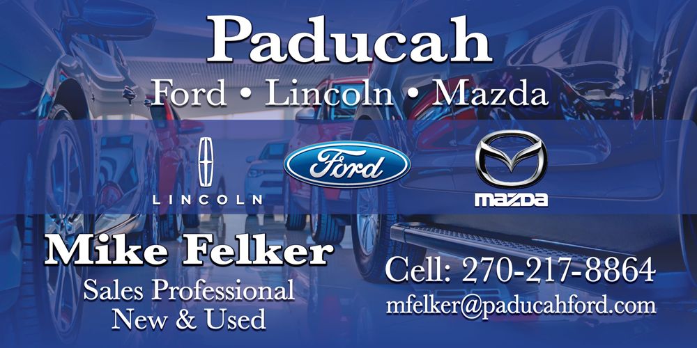 PADUCAH FORD LINCOLN MAZDA, INC. Updated August 2024 14 Reviews 3476 Park Ave, Paducah