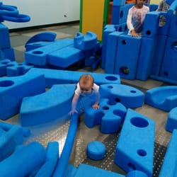 Children's Discovery Museum - Giant building blocks.