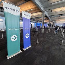 James R. Herman Cruise Terminal - Princess Cruises 7-night Classic California Coast Cruise check-in on April 19, 2026