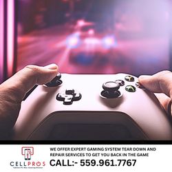 CellPros Tech Repair - Tower District - We Offer Expert Gaming System Tear Down and Repair Services to get you back in the Game !!!

#CellPros #CellProsTower