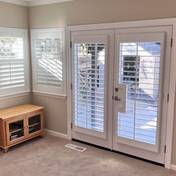 John Vassar Custom Shutters & Blinds - French door shutters