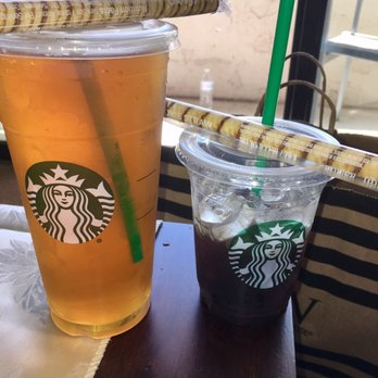 Starbucks - Venti Iced Green Tea and iced Doppio espresso with pirouline straws 5.10.17. - Coffee & Tea Near Me - Tempe, Arizona Starbucks - Venti Iced Green Tea and iced Doppio espresso with pirouline straws 5.10.17. - Coffee & Tea Near Me - Tempe, Arizona