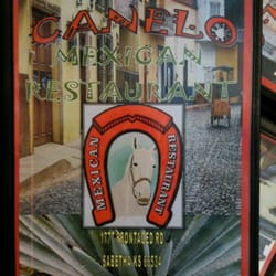El Canelo Mexican Restaurant - Menu cover