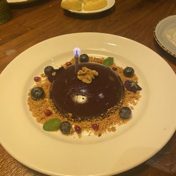Deda Restaurant - Birthday dessert - Georgian Near Me - Pasadena, California Deda Restaurant - Birthday dessert - Georgian Near Me - Pasadena, California