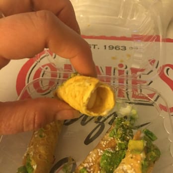Connie's Pizza - Center of all the cannolis were empty. - Pizza Near Me - Chicago, Illinois