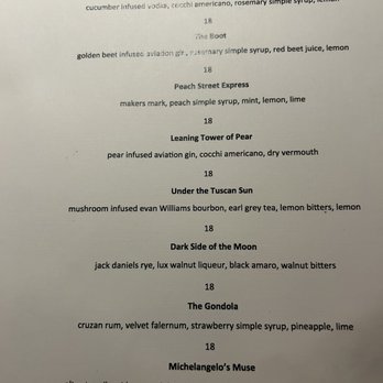 Certo! - Cocktail menu - Italian Near Me - Washington, DC, District of Columbia Certo! - Cocktail menu - Italian Near Me - Washington, DC, District of Columbia