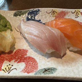 Yakitori Sushi House - Hamachi nigiri Salmon nigiri - Japanese Near Me - Delray Beach, Florida Yakitori Sushi House - Hamachi nigiri Salmon nigiri - Japanese Near Me - Delray Beach, Florida