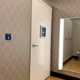 Clean dressing room