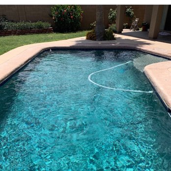 Arizona Pool Brothers - One of the pool pics we get weekly along with a detailed report of what maintenance was performed. - Pool & Hot Tub Service Near Me Arizona Pool Brothers - One of the pool pics we get weekly along with a detailed report of what maintenance was performed. - Pool & Hot Tub Service Near Me