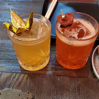 Blind Ox - I got the cocktail on the left, Tokyo Nights. It was delicious. - Tapas/Small Plates Near Me - Honolulu, Hawaii Blind Ox - I got the cocktail on the left, Tokyo Nights. It was delicious. - Tapas/Small Plates Near Me - Honolulu, Hawaii