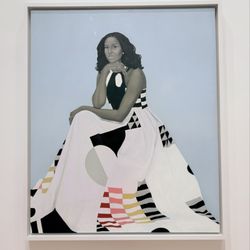 Baltimore Museum of Art - Michelle Obama portrait by Amy Sherald !