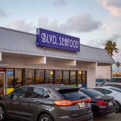BLVD Seafood - You can't miss their big sign!