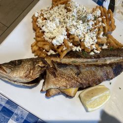 Kavos Grill II - Branzino with Greek fries