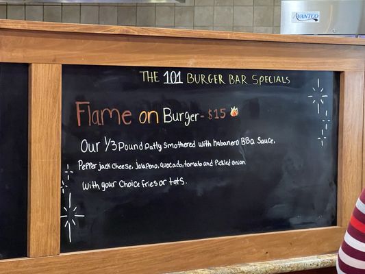 Menu photo 1 101 Burger Bar Florence, OR