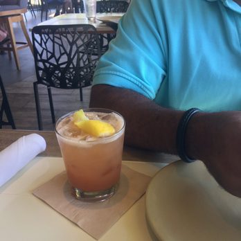 Monkeypod Kitchen - Hubby's drink... he liked it. - New American Near Me - Lahaina, Hawaii