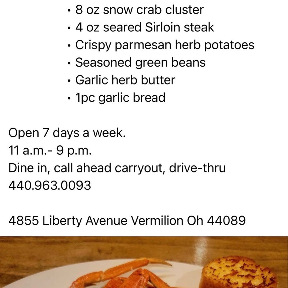 This is the Feb special. It shows it on a plate, but it comes in a cary out container with a plastic fork. This is the Feb special. It shows it on a plate, but it comes in a cary out container with a plastic fork.
