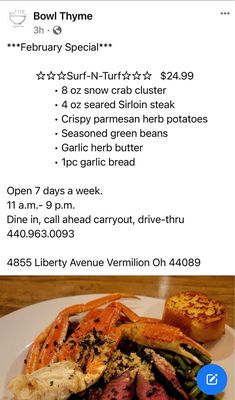 Menu photo 3 Bowl Thyme Vermilion, OH Menu photo 3 Bowl Thyme Vermilion, OH