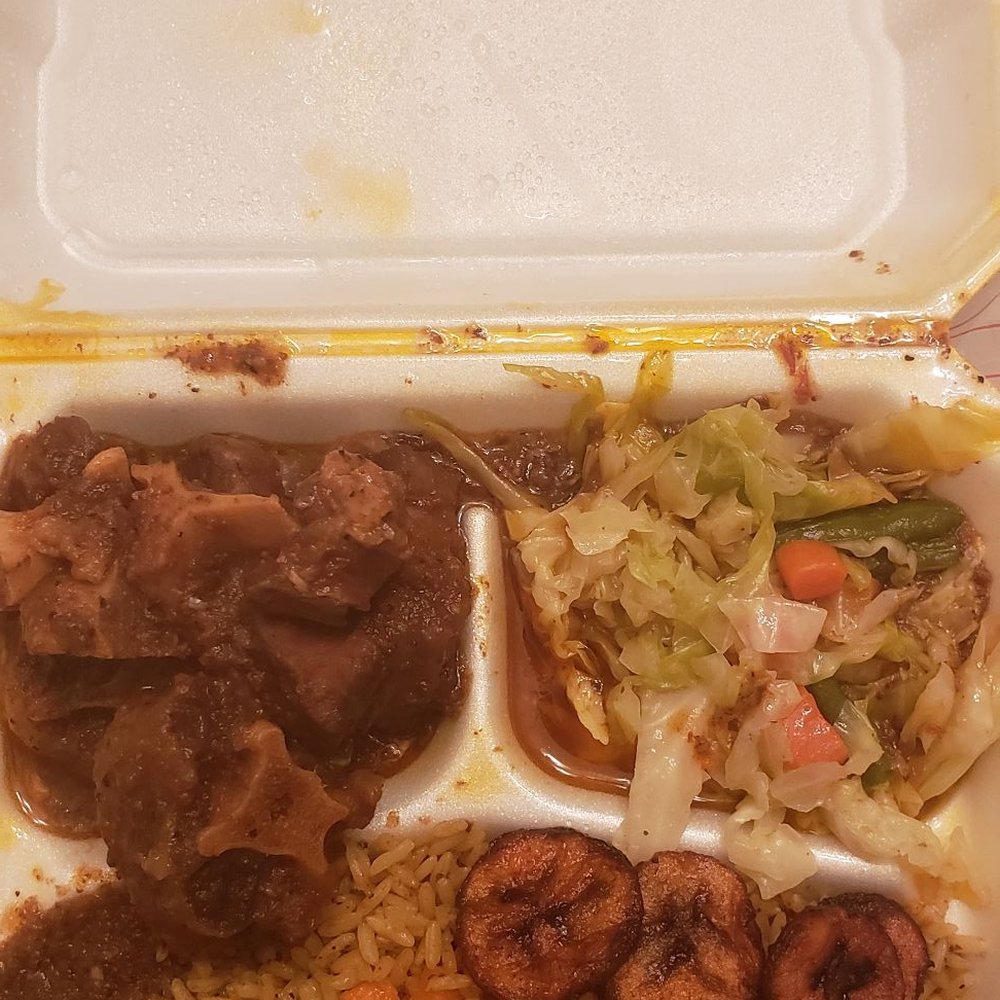 Timbuktu Cafe - Oxtail stew plate - African Near Me - Augusta, Georgia Timbuktu Cafe - Oxtail stew plate - African Near Me - Augusta, Georgia