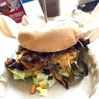 green Restaurant - Chicago Cheesesteak on Gluten Free Bun - Vegan Near Me - Phoenix, Arizona