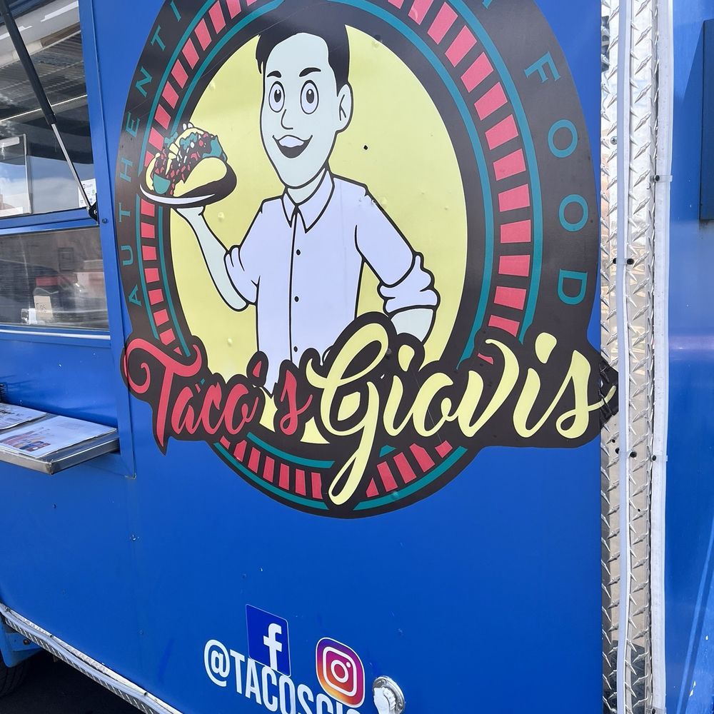 Taco’s Giovis - Logo and socials to follow them! - Food Trucks Near Me Taco’s Giovis - Logo and socials to follow them! - Food Trucks Near Me