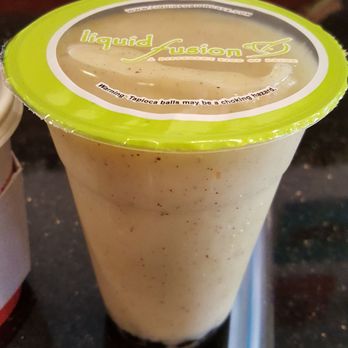 Liquid Fusion Cafe - A lychee, kiwi and honeydew fruit freeze. - Coffee & Tea Near Me - Northbrook, Illinois
