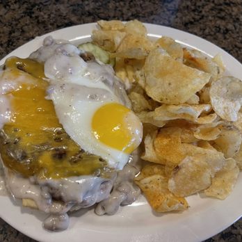 Patterson's Cafe - Rise and Shine breakfast burger - Breakfast & Brunch Near Me - Oxford, Ohio