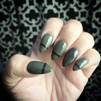 Skyller Nails and Spa - Nails by EVELYN. Almond shape, gel fill, freehand design. Perfect as always! - Nail Salons Near Me - Riverside, California Skyller Nails and Spa - Nails by EVELYN. Almond shape, gel fill, freehand design. Perfect as always! - Nail Salons Near Me - Riverside, California