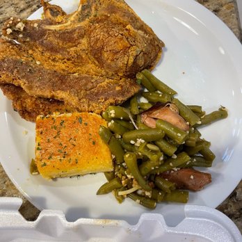 Soul Goode - Pork chop tasted like it was fried in old grease - Soul Food Near Me - Pearland, Texas Soul Goode - Pork chop tasted like it was fried in old grease - Soul Food Near Me - Pearland, Texas