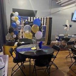 Lafayette Lounge - Birthday party setting up