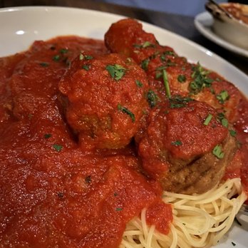 Saviano's Italian Kitchen - The feast which is spaghetti with meatballs and sausage and meat sauce. - Italian Near Me - Euless, Texas Saviano's Italian Kitchen - The feast which is spaghetti with meatballs and sausage and meat sauce. - Italian Near Me - Euless, Texas