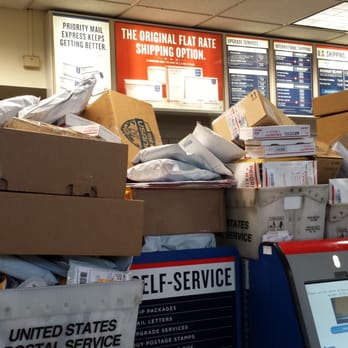 US Post Office - Loaded, but place your package on the stack and maybe we will get to it. - Post Offices Near Me - Los Angeles, California