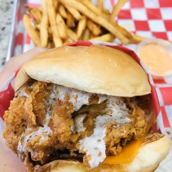 Roaming Rooster - Honey Butter Fried Chicken Sandwich. - Chicken Shop Near Me - Washington, DC, District of Columbia Roaming Rooster - Honey Butter Fried Chicken Sandwich. - Chicken Shop Near Me - Washington, DC, District of Columbia