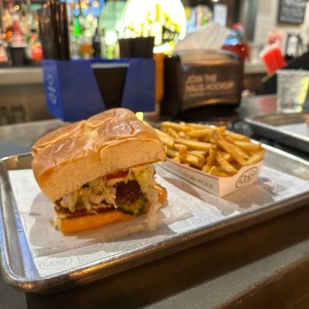 Dog Haus Biergarten - Downtown Phoenix - Cheeseburger and Fries - Burgers Near Me - Phoenix, Arizona