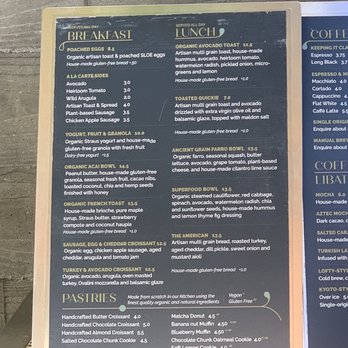Lofty Coffee - Menu - Coffee & Tea Near Me - San Diego, California