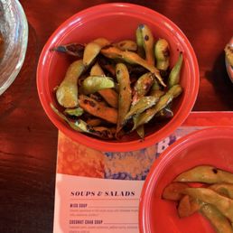 CHARRED EDAMAME - SALTED ($4.75)