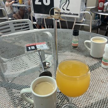 Mosquito Cafe - Peach mimosa - Breakfast & Brunch Near Me - Galveston, Texas Mosquito Cafe - Peach mimosa - Breakfast & Brunch Near Me - Galveston, Texas