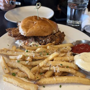 The Merc - Fried chicken sandwich - American Near Me - Saratoga Springs, New York The Merc - Fried chicken sandwich - American Near Me - Saratoga Springs, New York