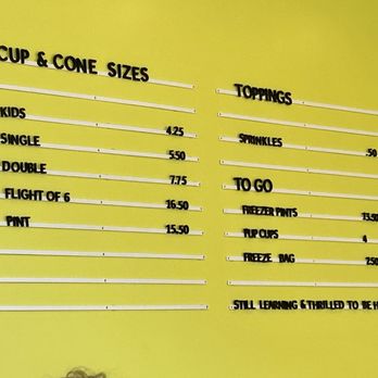 Bad Walter's Bootleg Ice Cream - Price list - Ice Cream & Frozen Yogurt Near Me - Oakland, California