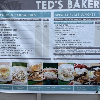 Ted's Bakery - Menu - Bakeries Near Me - Haleiwa, Hawaii