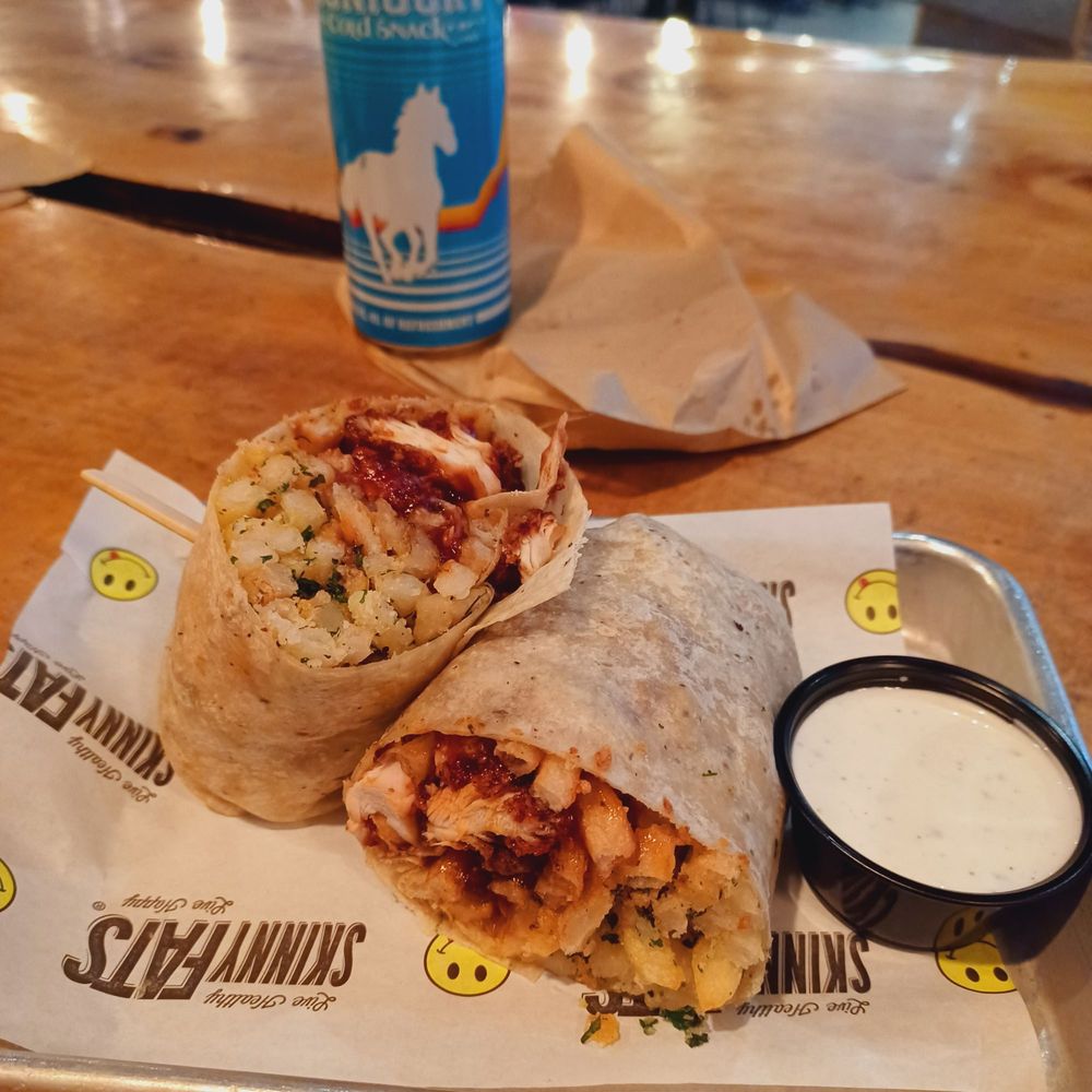 SkinnyFATS - Buffalo chicken and fries burrito - New American Near Me - Las Vegas, Nevada