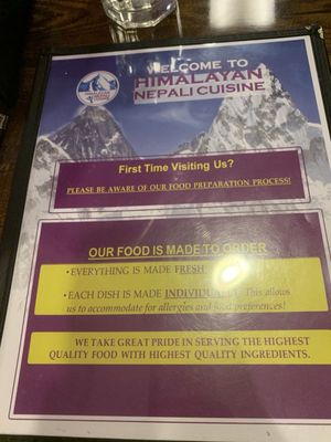 Menu photo 5 Himalayan Nepali Cuisine Cary, NC Menu photo 5 Himalayan Nepali Cuisine Cary, NC