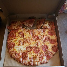 a pepperoni pizza in a box a pepperoni pizza in a box
