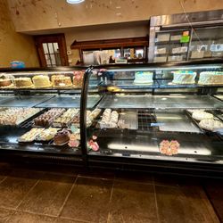 Lincoln Bakery - Display cases of cakes, pies, etc.