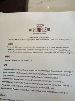 Menu photo 2 The Purple Pig Oak Brook, IL
