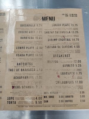 Menu photo 5 Tacos Poncitlan Pasadena, CA Menu photo 5 Tacos Poncitlan Pasadena, CA