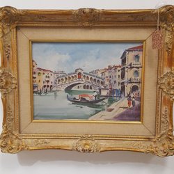 Vintage Home Dwelling - Painting of Venice,Italy