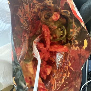 Ponchos Antojitos - Hot Cheetos with nacho cheese and jalapeños - Ice Cream & Frozen Yogurt Near Me - Cypress, California Ponchos Antojitos - Hot Cheetos with nacho cheese and jalapeños - Ice Cream & Frozen Yogurt Near Me - Cypress, California