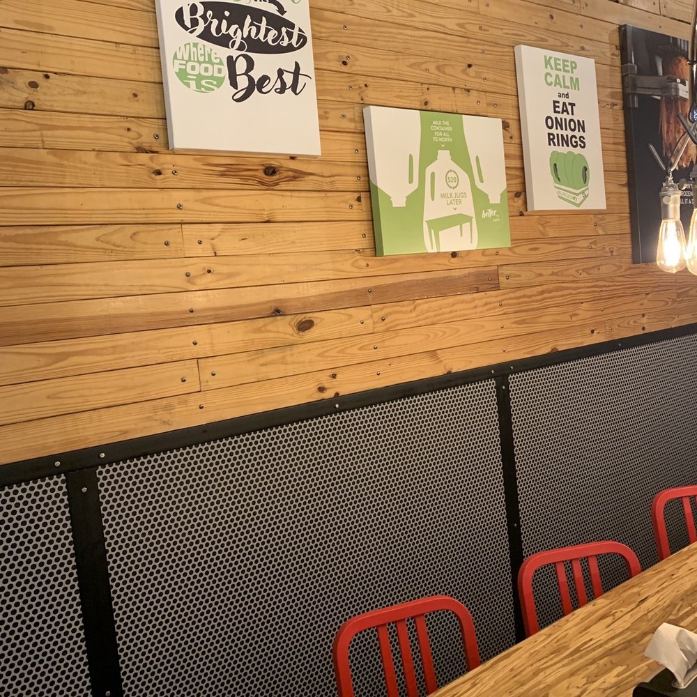BurgerFi - Love the wall decor - Burgers Near Me - West Palm Beach, Florida BurgerFi - Love the wall decor - Burgers Near Me - West Palm Beach, Florida